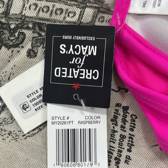 California Waves Raspberry Juniors' Strappy Push-Up Top - Picture 8 of 8